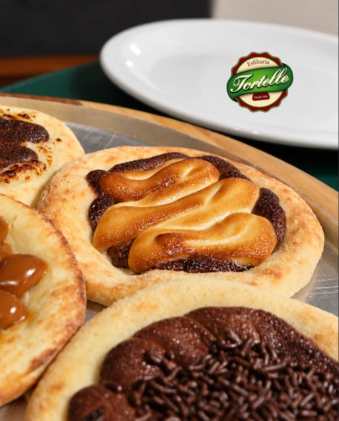 Esfirras doces da Tortelle